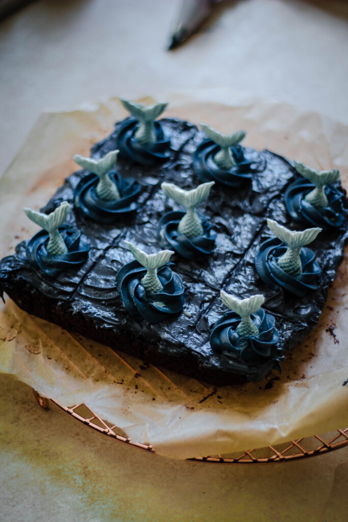 Harry Potter gluten free brownie recipes on parchment paper