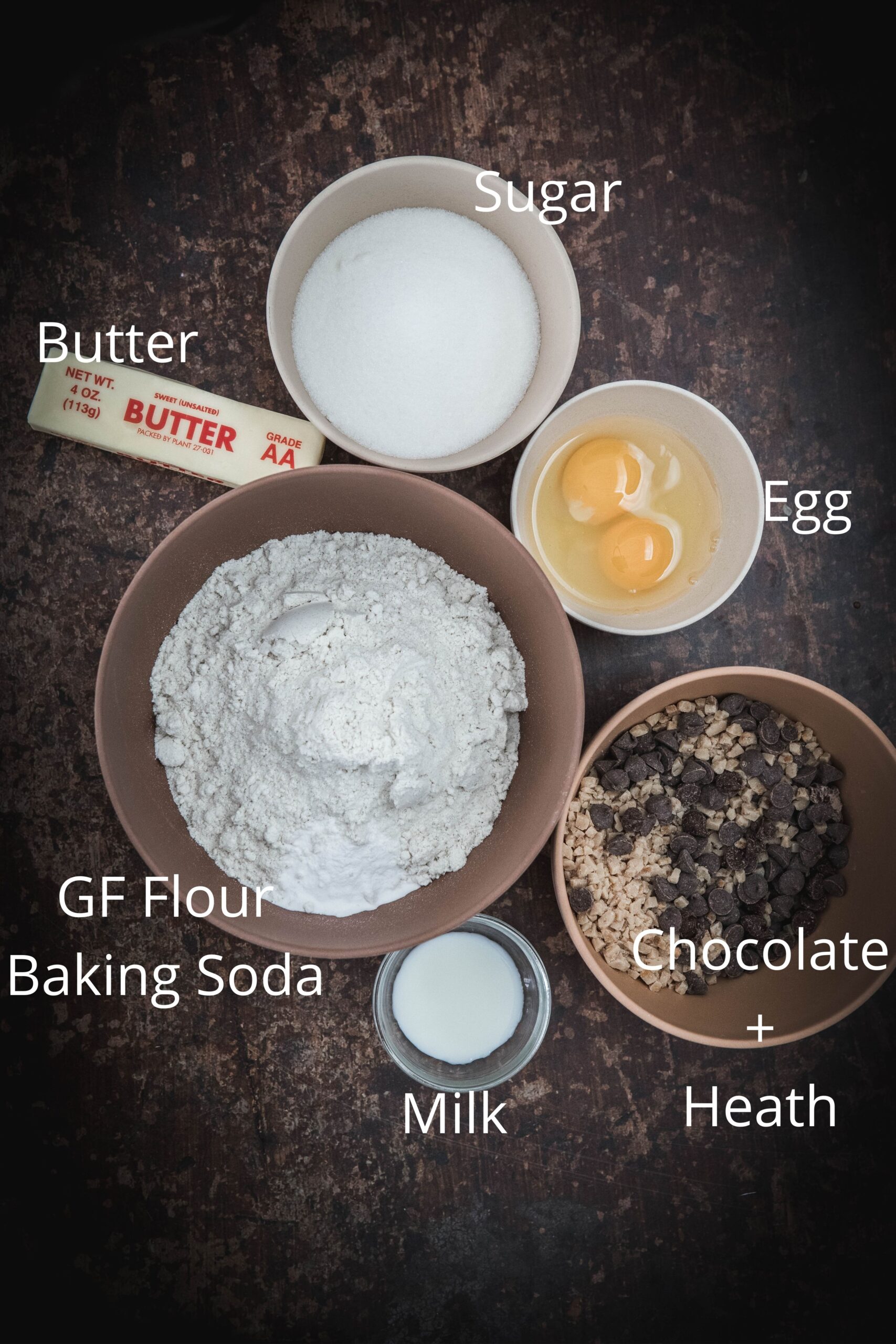 Ingredients gluten free biscotti