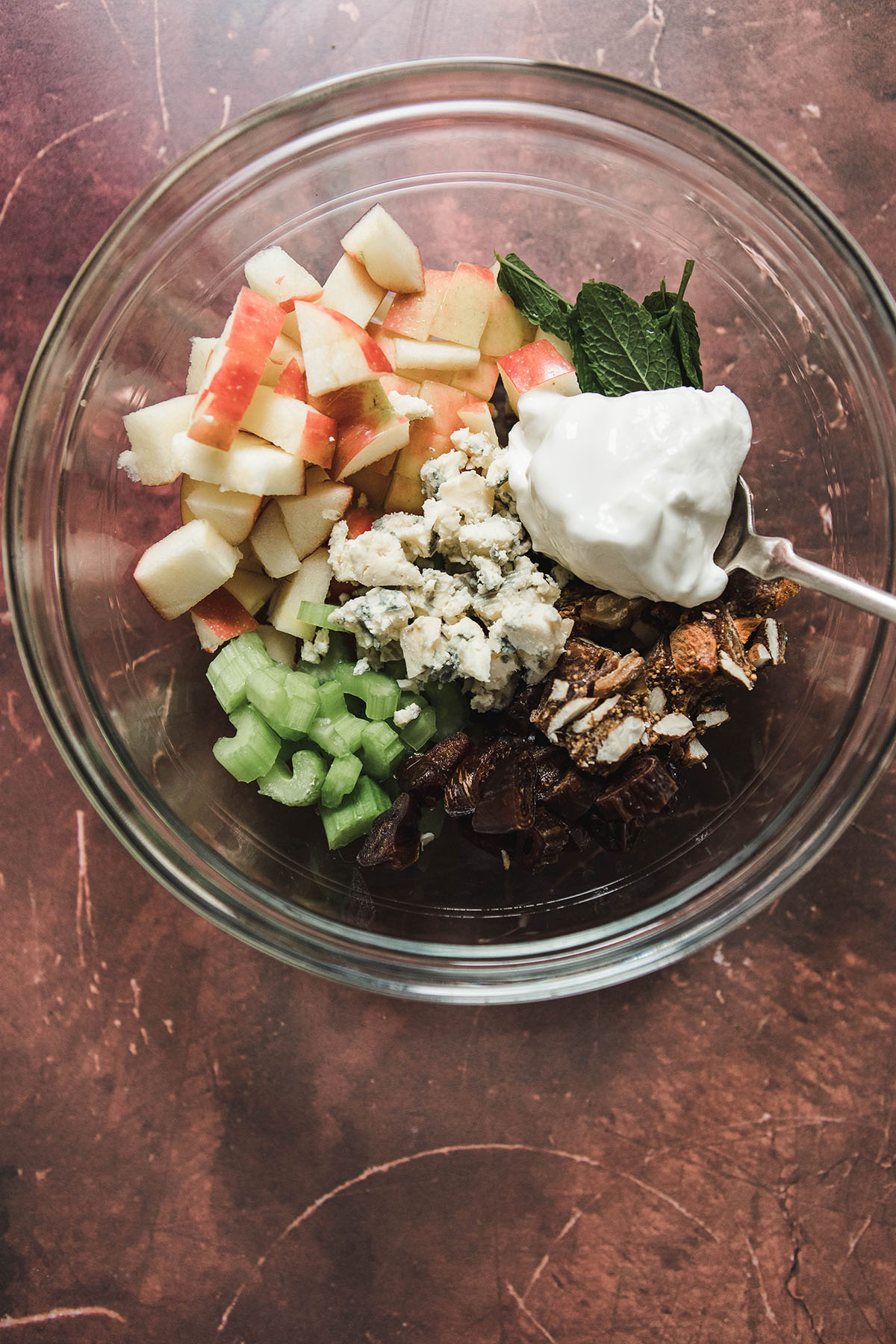 Modern Waldorf Salad Recipe ingredients