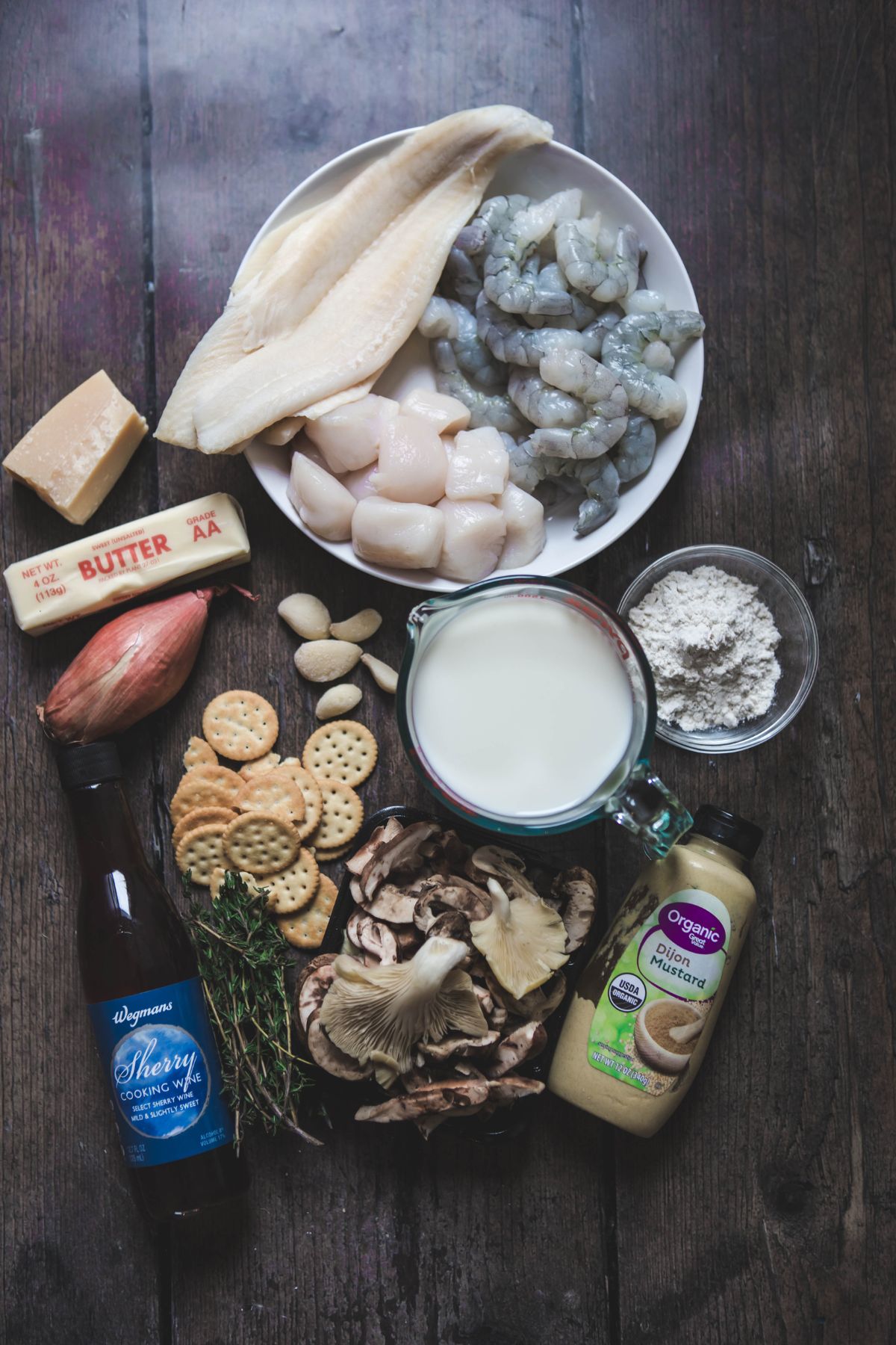 New England Seafood Casserole Recipe ingredients