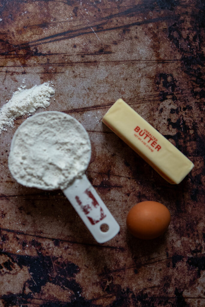 ingredients for Gluten Free Pastry Dough Recipe: Gluten-free Crust