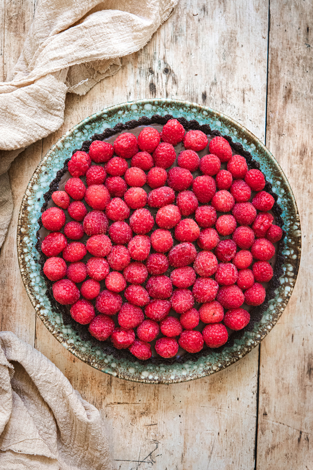 Quick and Easy Dark Chocolate Raspberry Tart Recipe