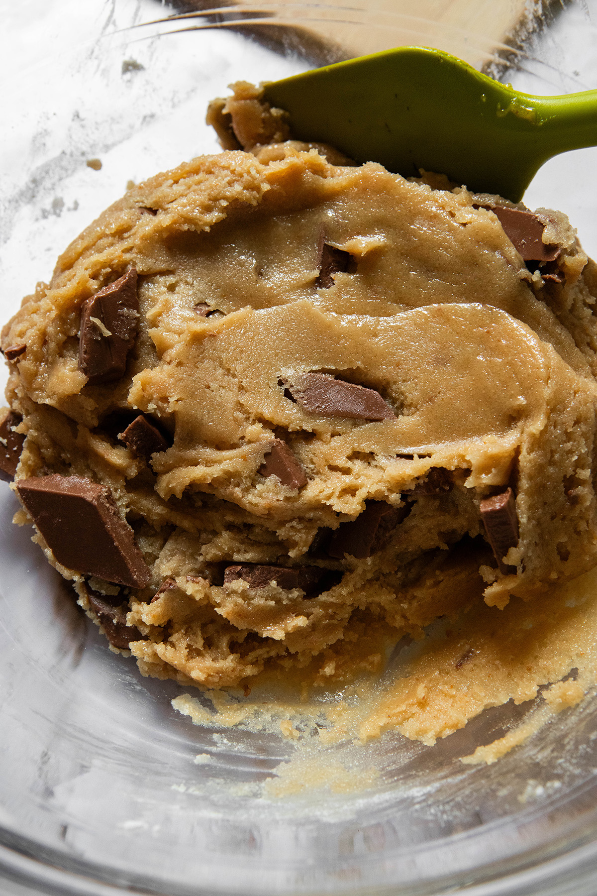 Easy Miso Chocolate Chip Cookies Recipe with Brown Butter cookie dough