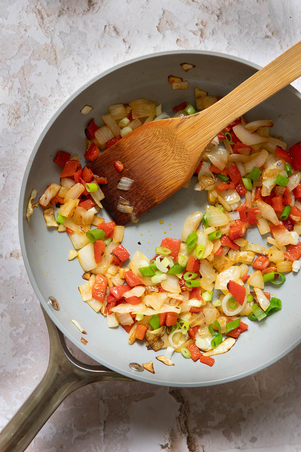 veggies in a pan