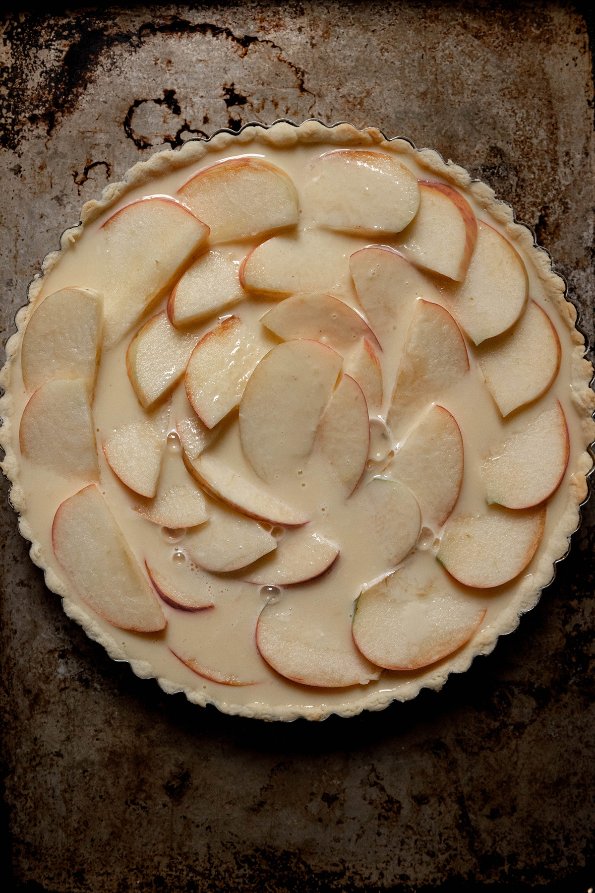 Custard Apple Tart: A French Normande Tarte Recipe