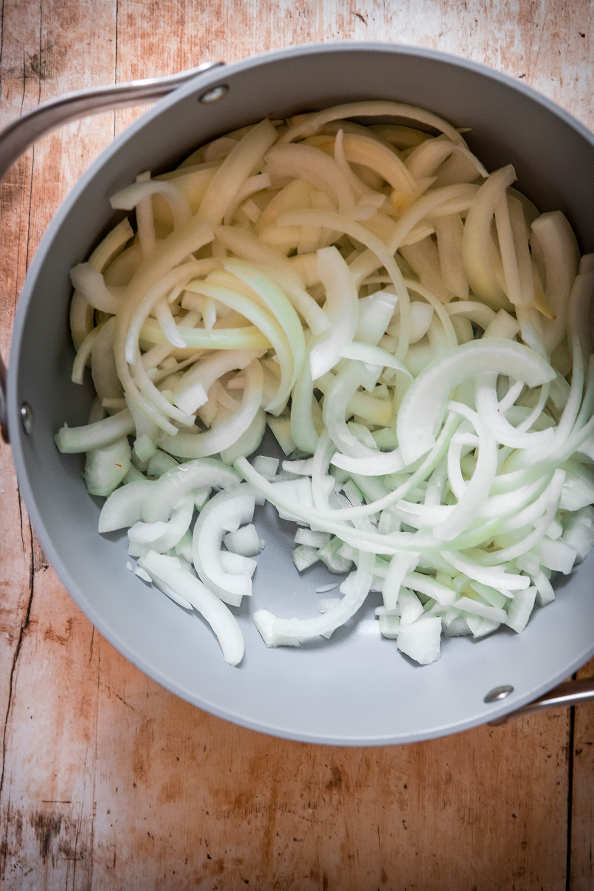 onions in a pot