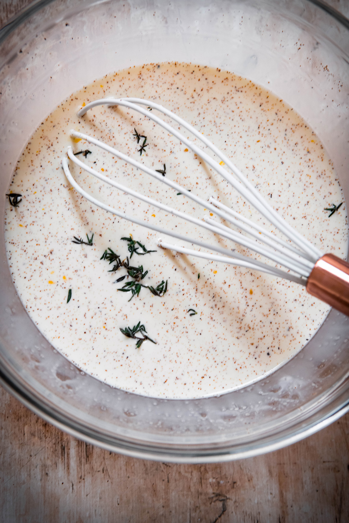 custard filling  for Caramelised onion and goats cheese tart