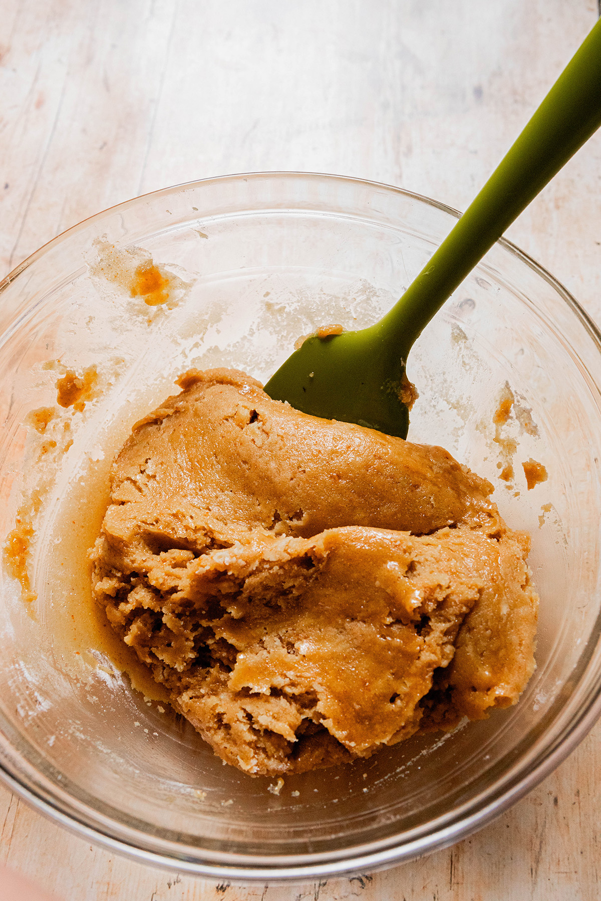 Peanut Butter Miso Cookies dough