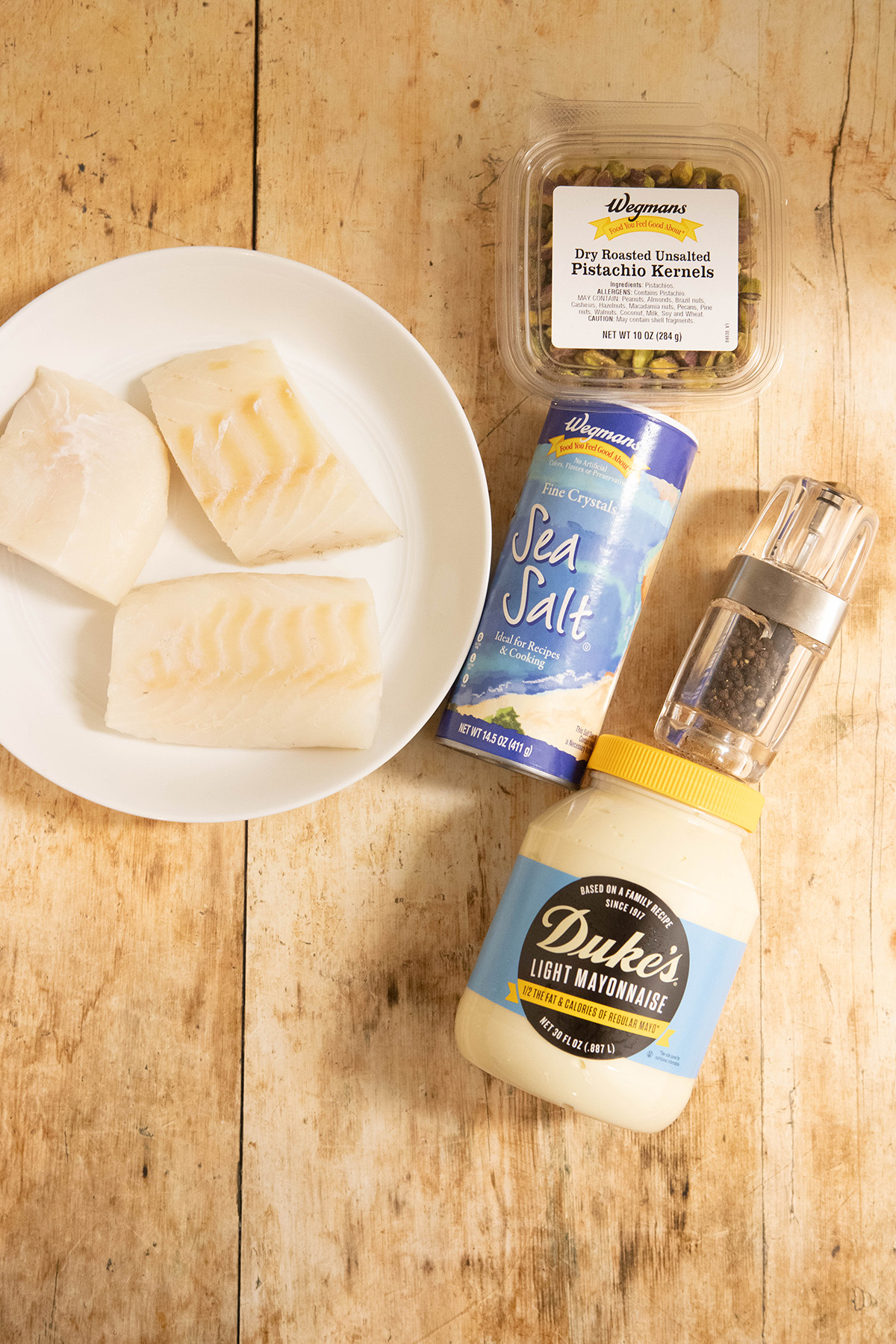 ingredients for Crusted Cod Recipe: Delicious & Easy Baked Fish Recipe