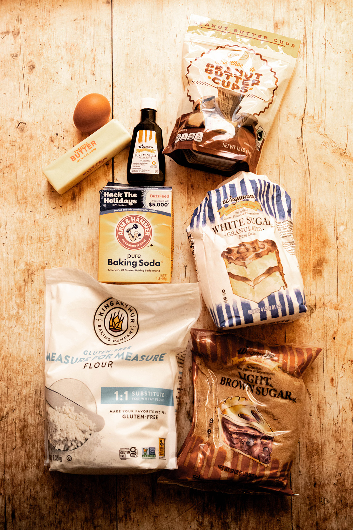 Ingredients for Reeses Peanut Butter Cup Cookies Recipe: Best Cookies