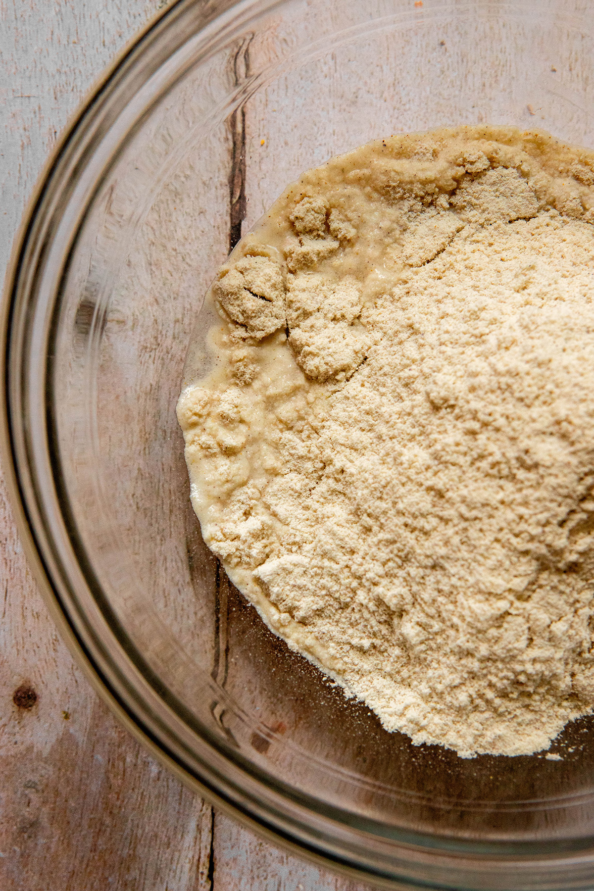 corn flour in a bowl