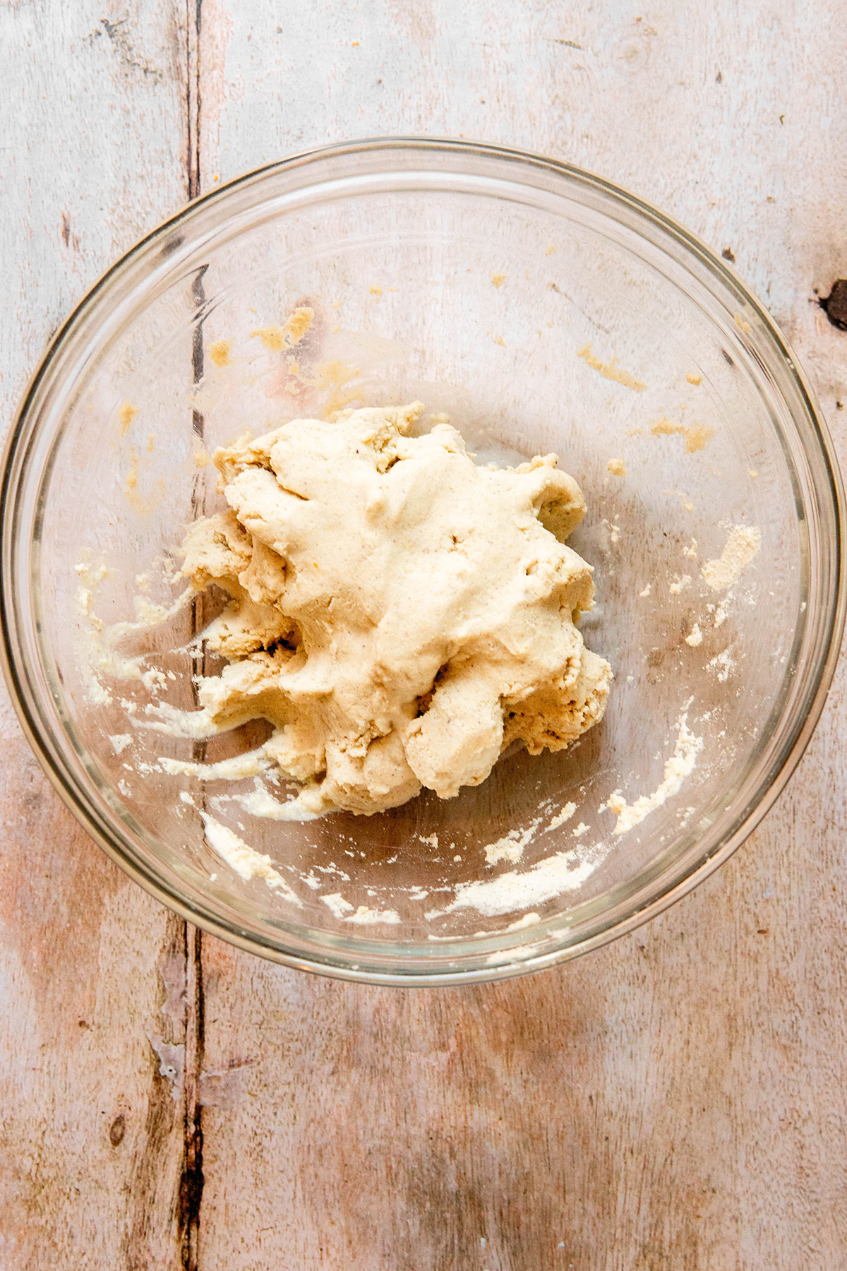 tortilla dough in a bowl