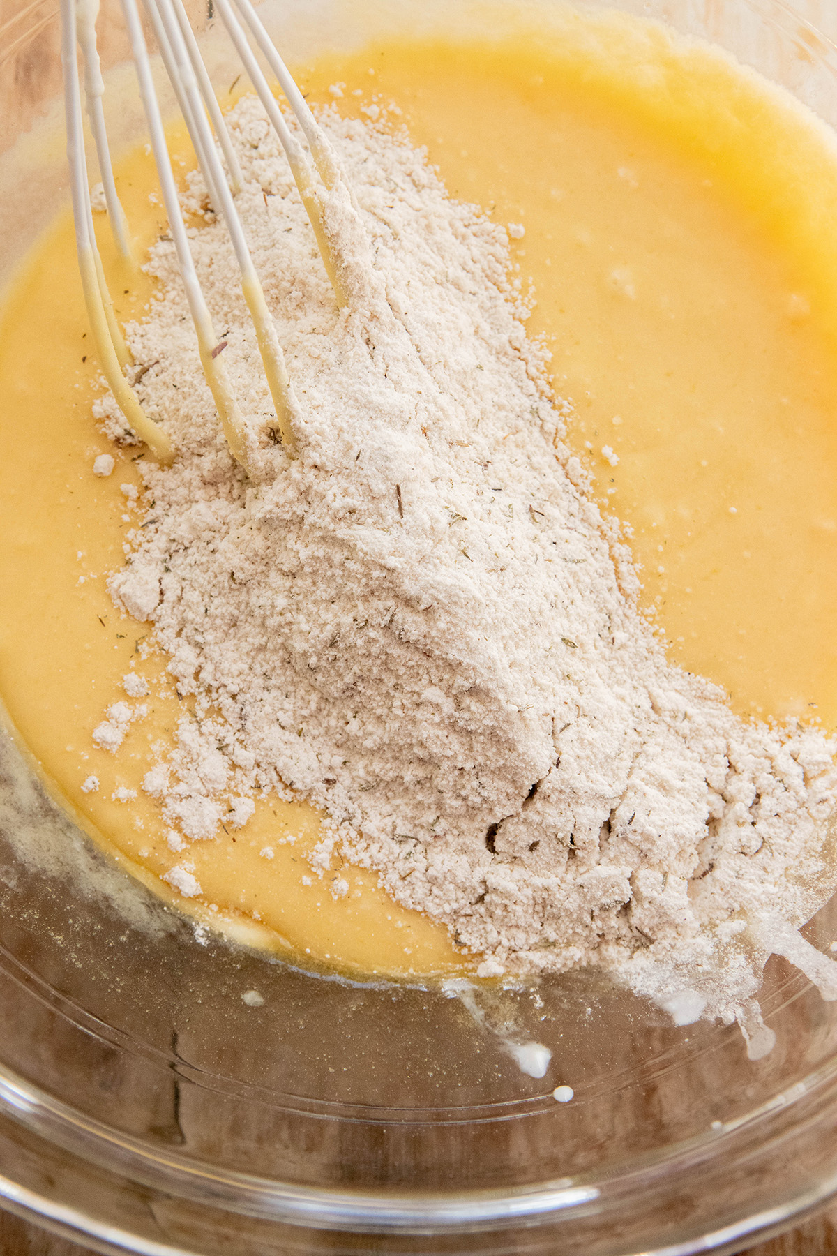 Dry and wet ingredients