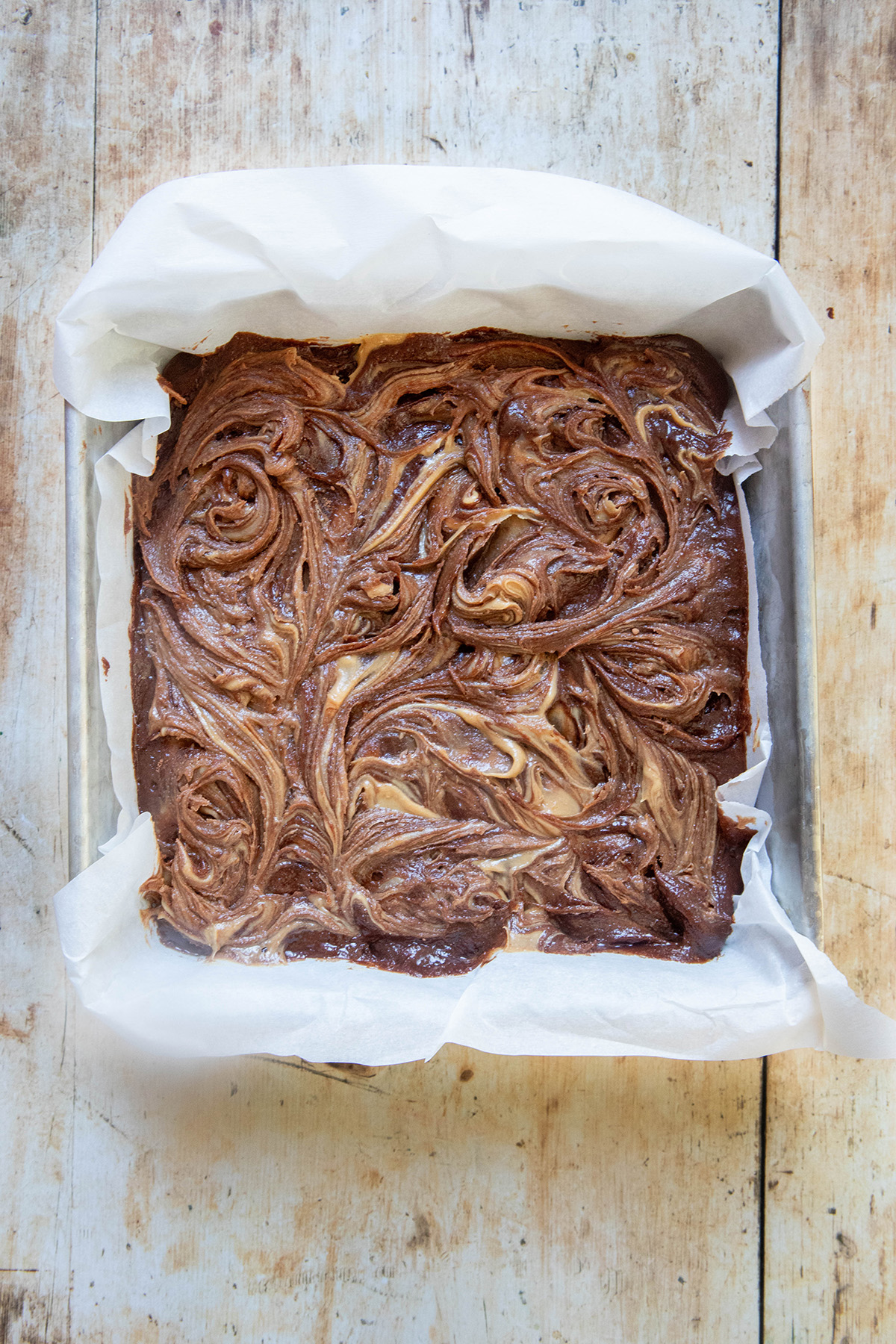 One Bowl Gluten Free Peanut Butter Brownies Recipe!