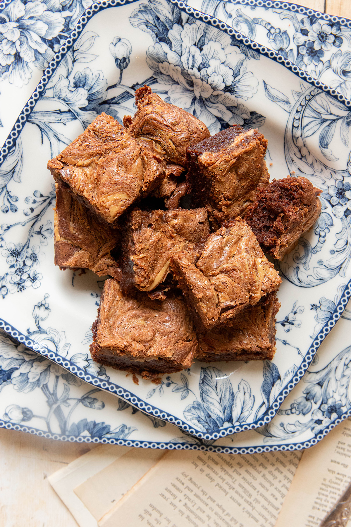 One Bowl Gluten Free Peanut Butter Brownies Recipe!
