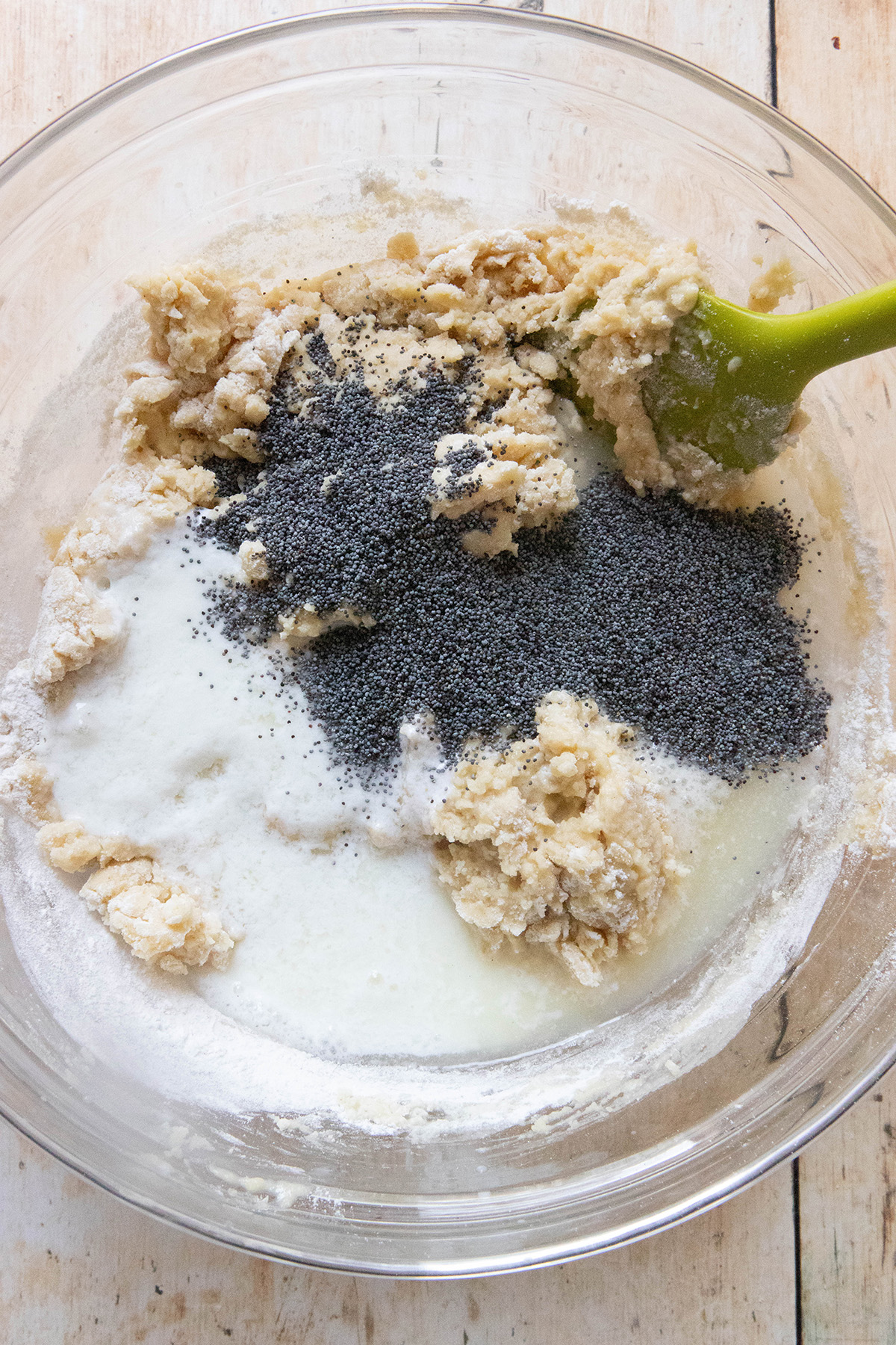 Moist Gluten Free Lemon Poppy Seed Muffins Recipe batter