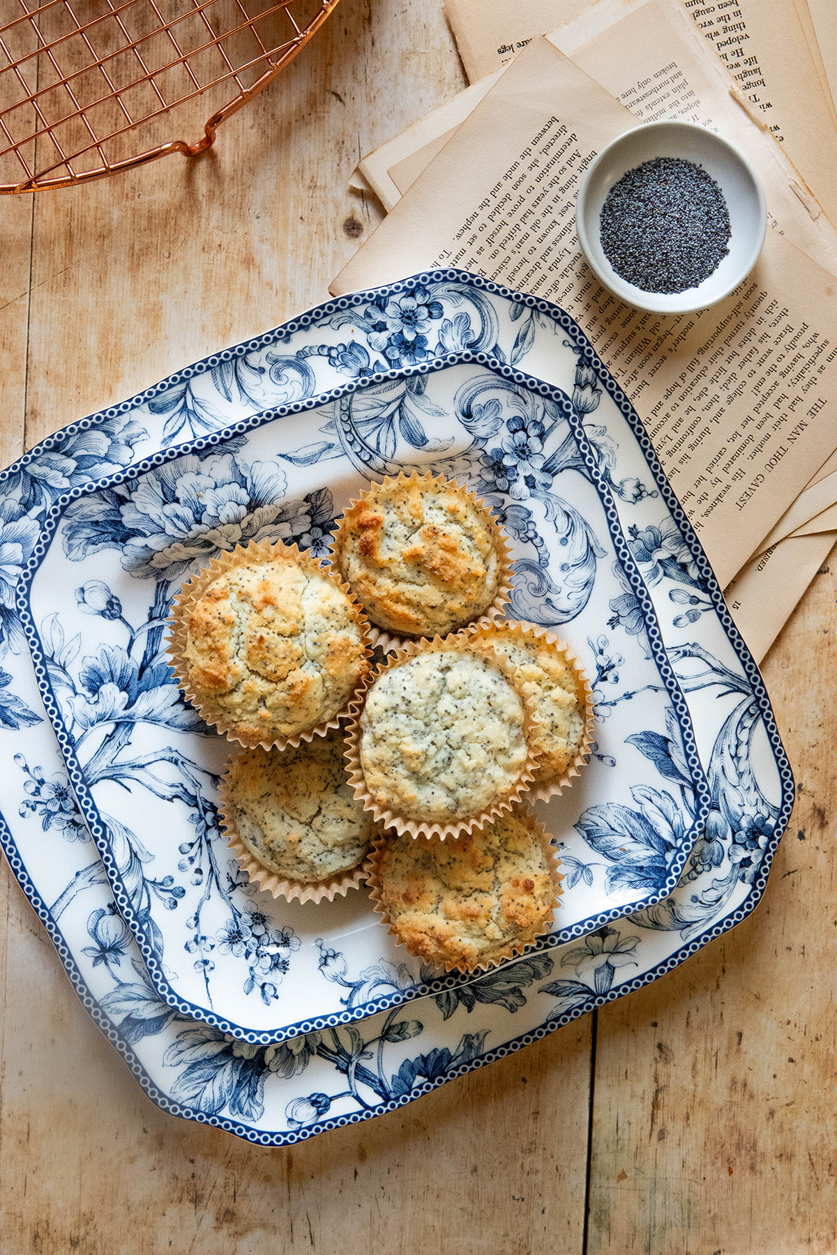Moist Gluten Free Lemon Poppy Seed Muffins Recipe!