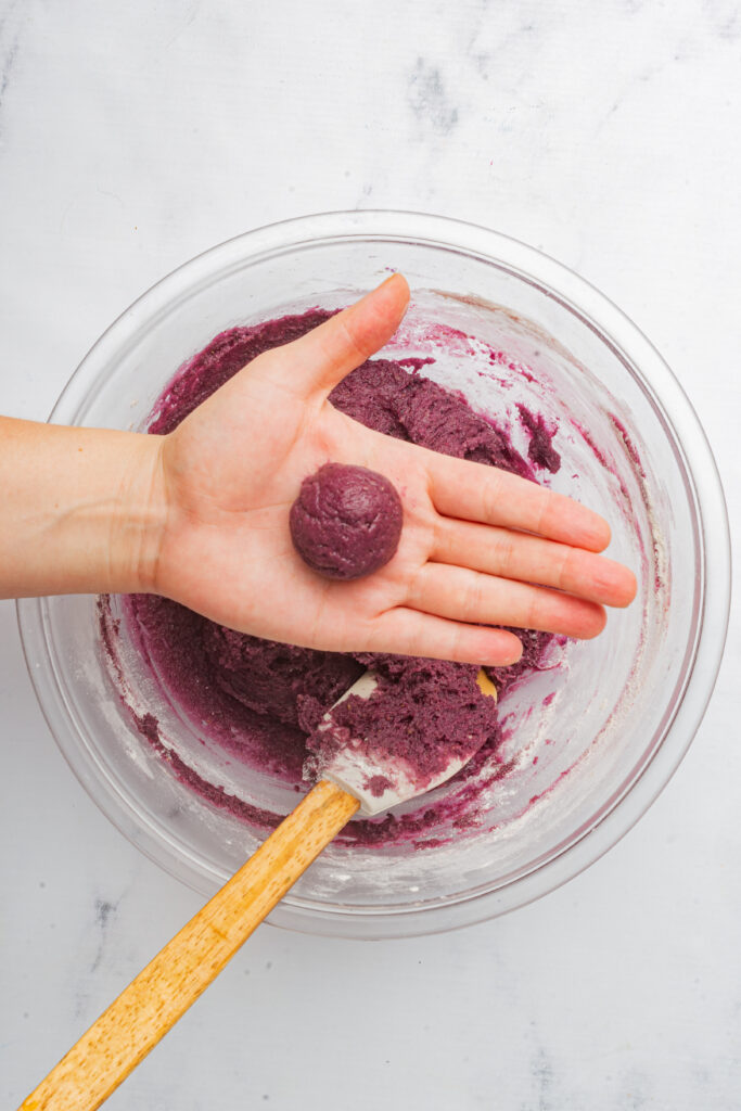 Ube Crinkle Cookies (Purple Yam Cookies)