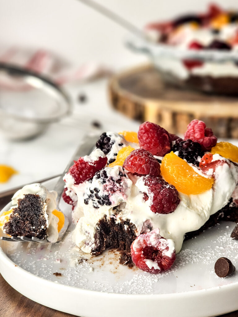 Gluten-Free Brownie Fruit Pizza