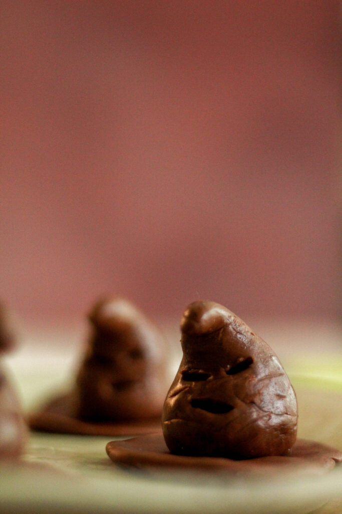 Brown sorting hats from harry potter