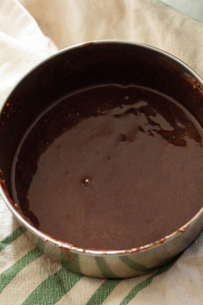 Gluten Free Double Chocolate Chip Cookies batter in a bowl