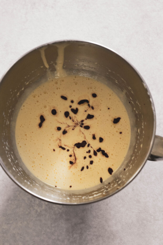 Gluten Free Double Chocolate Chip Cookies batter in a bowl