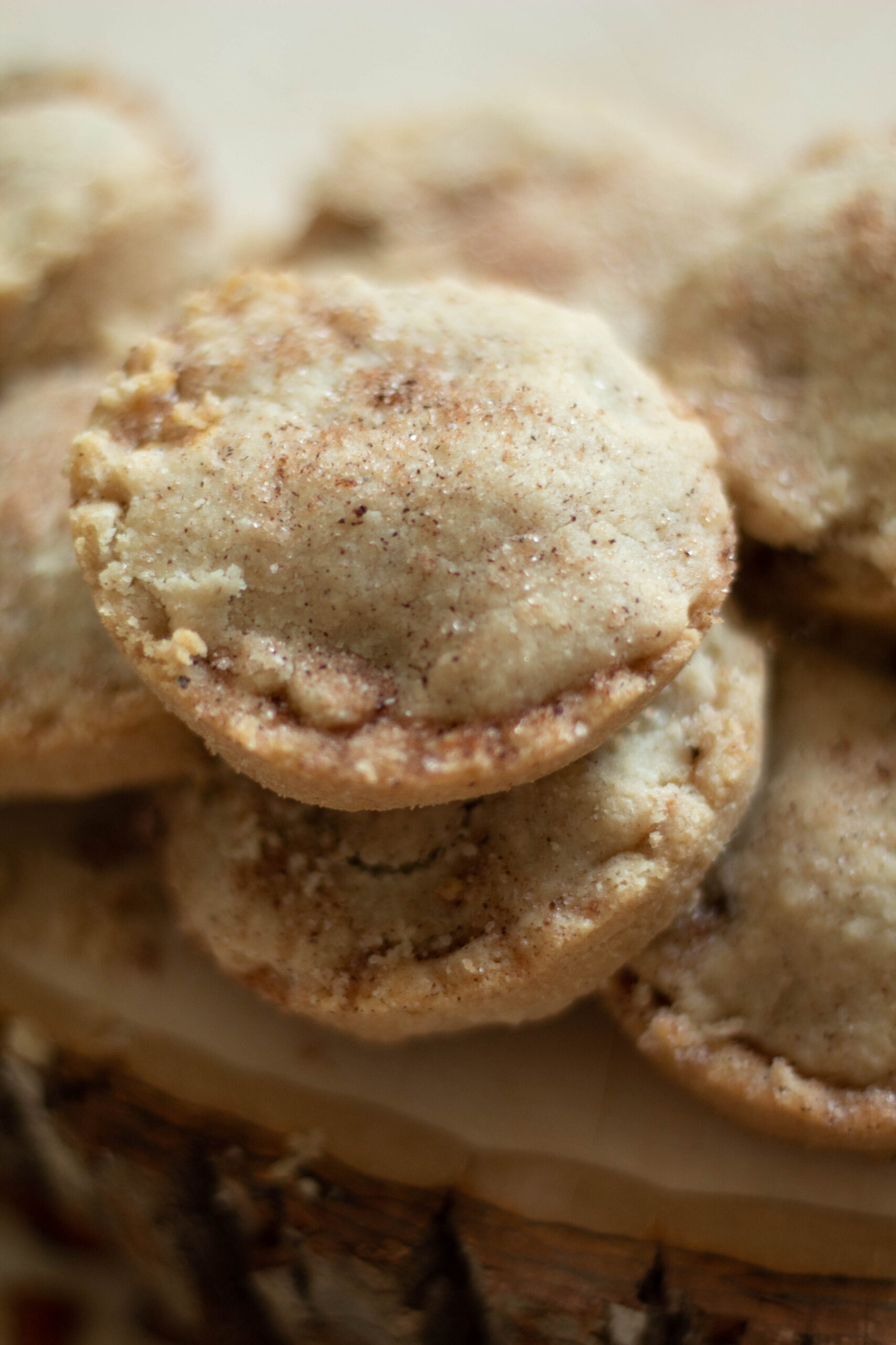 Gluten Free Mincemeat Pies recipe Harry Potter inspired stacked
