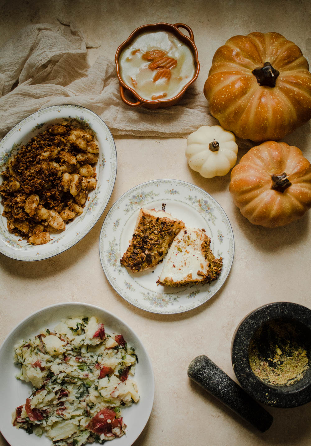 Chilean Sea Bass Recipe on a Thanksgiving table