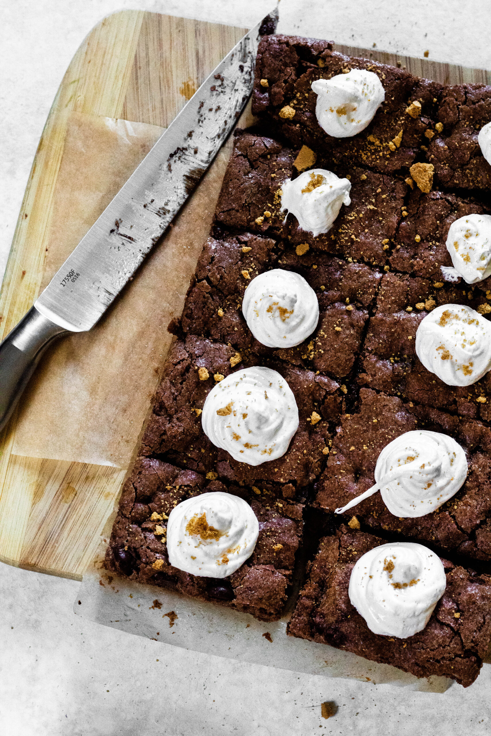 Gluten Free S'mores Brownie Recipe (A 1:1 Recipe)