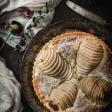 Gluten Free Pear and Frangipane Tart