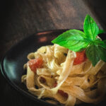 pasta on plate