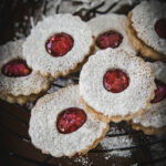 Gluten Free Linzer Cookies put together with jam