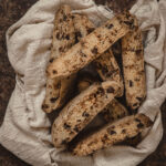 biscotti on a beige cloth
