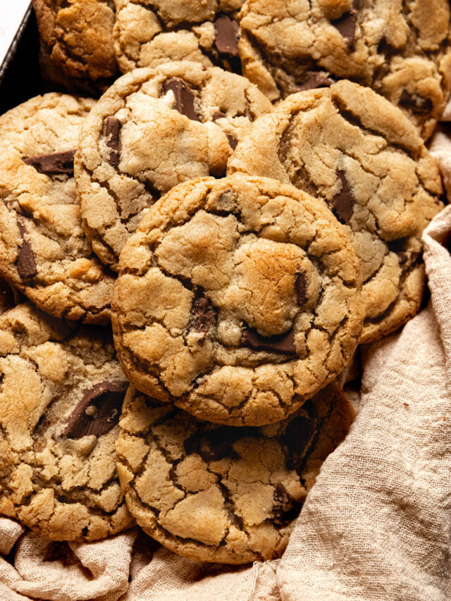 Easy Miso Chocolate Chip Cookies Recipe with Brown Butter!