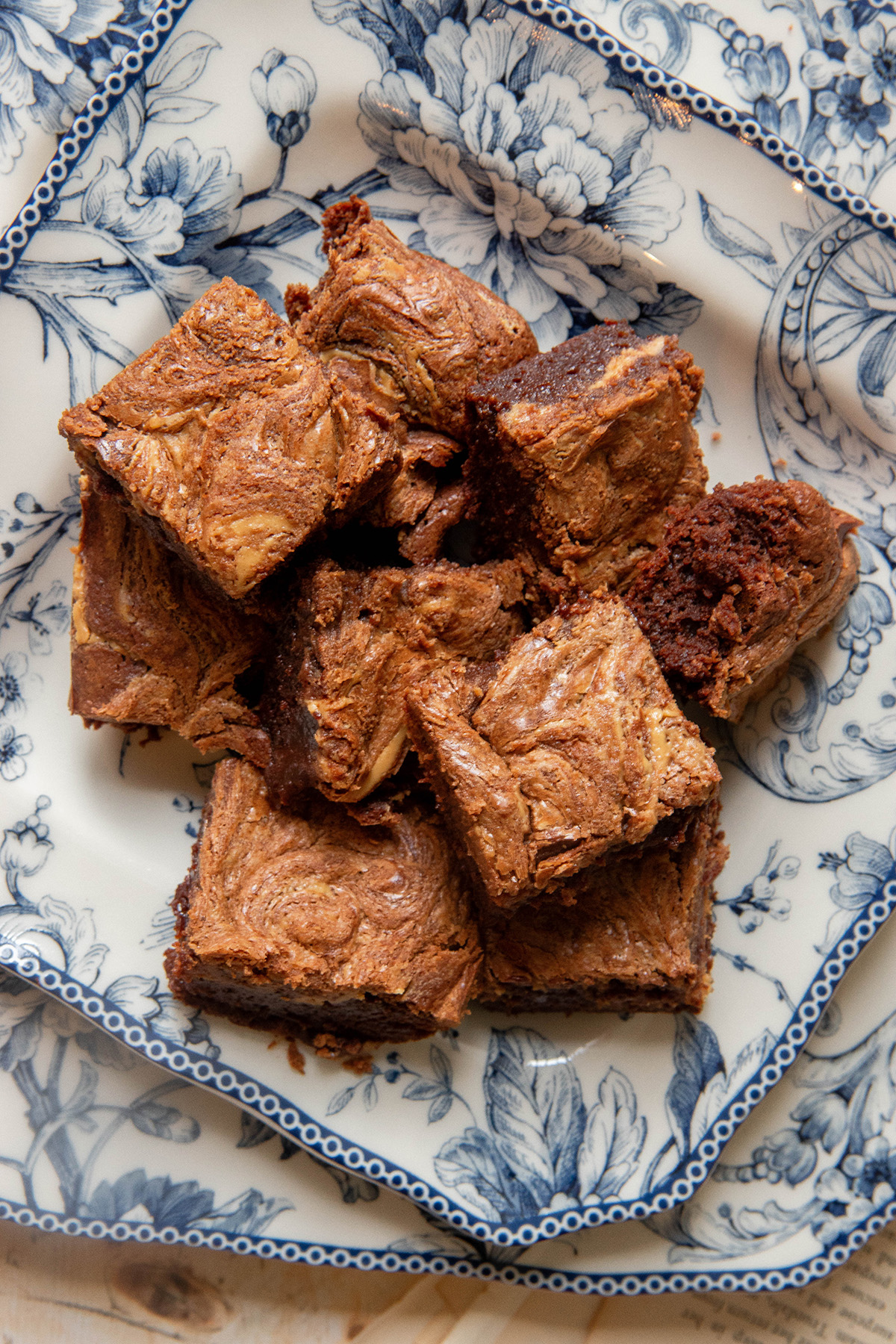 One Bowl Gluten Free Peanut Butter Brownies Recipe!